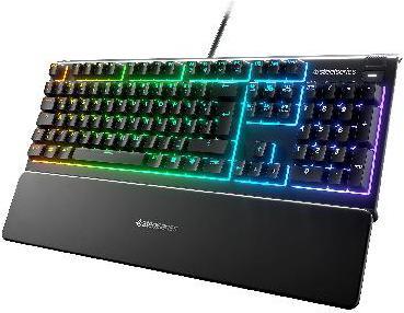 Actual product image SteelSeries Gaming keyboard Apex 3, US layout (US, Cable)