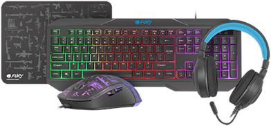 Image du produit Fury COMBO set 4in1 Thunderstreak 3.0 and mouse + Headphones + Mouse pad