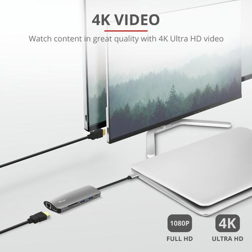 Immagine prodotto Trust Docking Station Dalyx 7-in-1 USB-C (USB-C, 1 Porti)