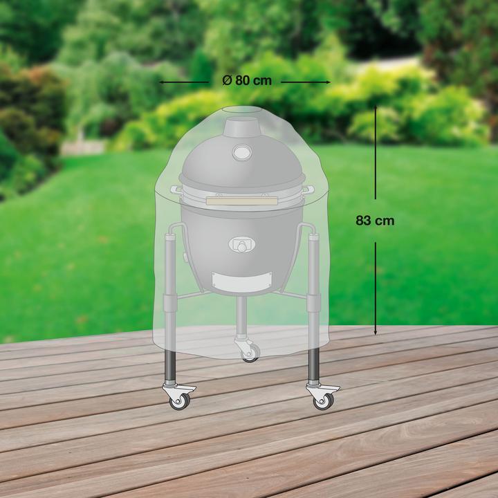 Actual product image Mehr Garten Protective cover for ceramic grill Premium 2.0 Black