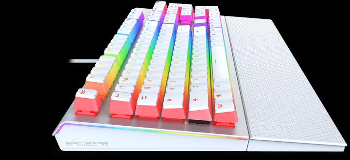 Produktbild SPC Gear GK650K Omnis Kailh Brown RGB Onyx Baltas Pudding Edition (Eng. Int., Kabelgebunden)
