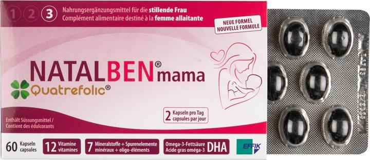 Image du produit Natalben Maman Quatrefolic (1 pièce(s), Capsules, 132 g)