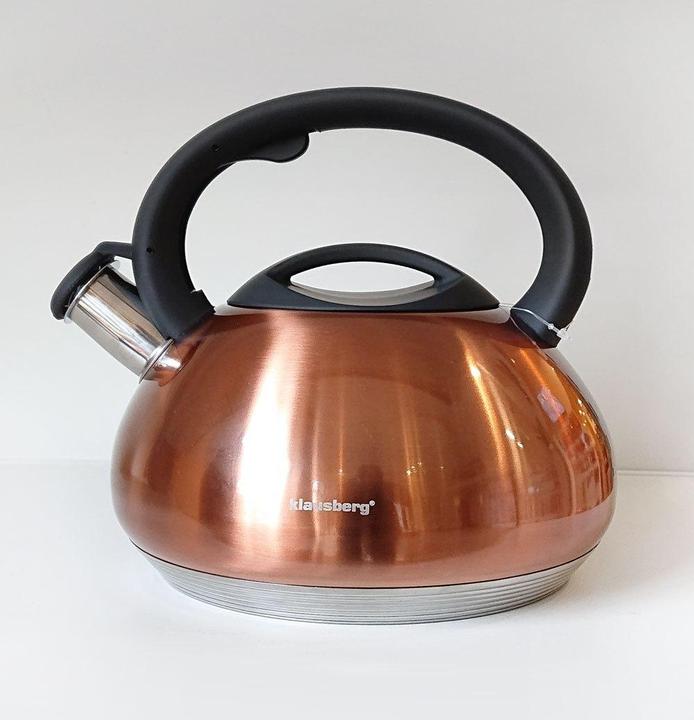 Immagine prodotto Klausberg BOLLITORE CON FISCHIETTO 2,7L KB-7385 RAME (2.70 l)