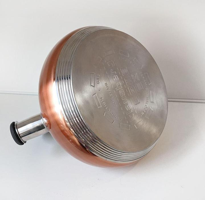 Immagine prodotto Klausberg BOLLITORE CON FISCHIETTO 2,7L KB-7385 RAME (2.70 l)