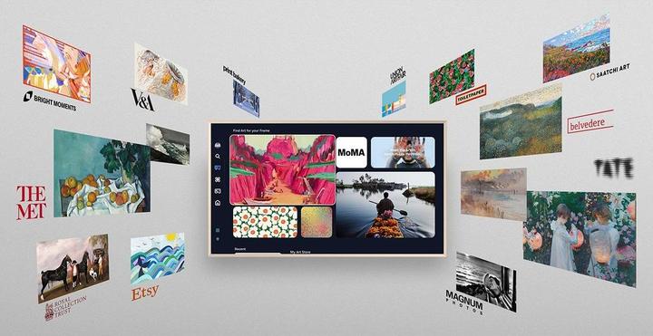 Produktbild Samsung QE85LS03FW (85", The Frame Pro, LED, NeoQLED, 4K, 2025)