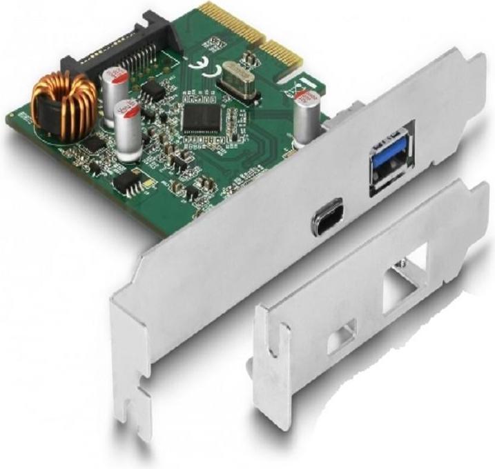 Produktbild Delock PCIe 1x USB-Typ-C, 1x USB-A