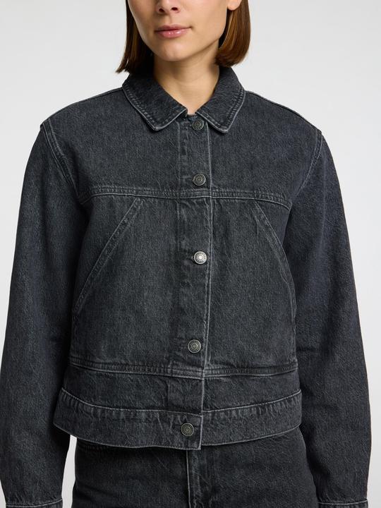 Image du produit Selected Femme Veste en jean noir délavé (36)