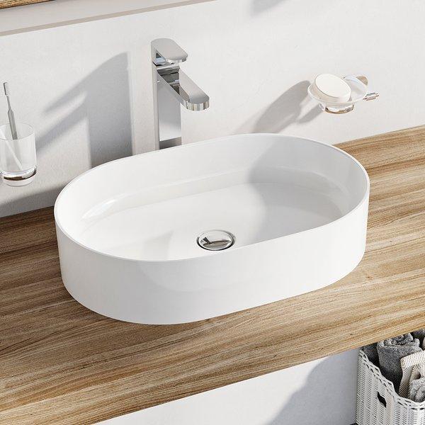Productafbeelding Ravak Keramische inbouwwastafel Keramiek, Slim O 55 cm (370 mm, 550 mm)