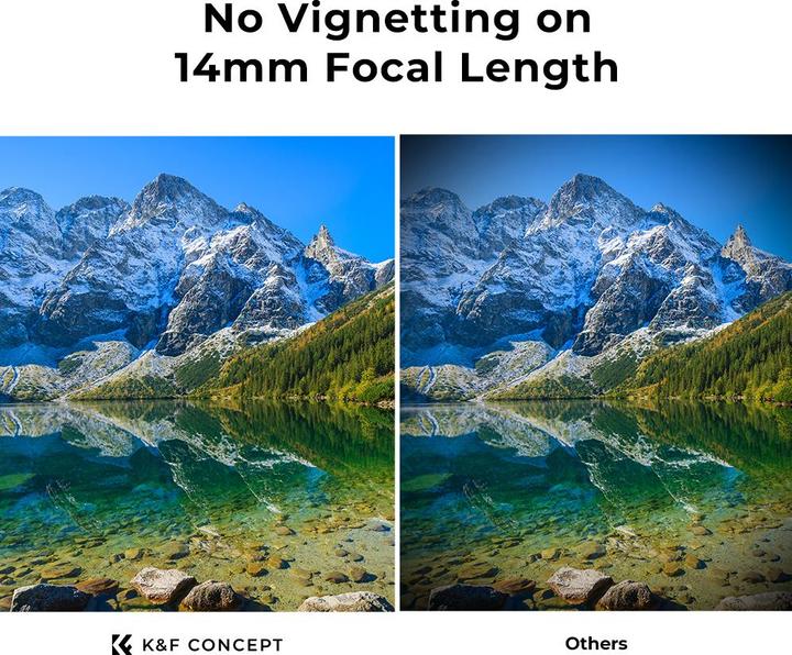 Actual product image K&F Concept 58MM Circular Polarizer Lens Filter Ultra-Slim 18 Multi-Layer Coatings (C Series) (58 mm, Polarizing filter)