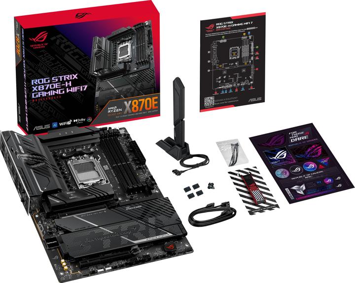 Produktbild ASUS ROG STRIX X870E-H GAMING WIFI7 (AM5, AMD X870E, ATX)