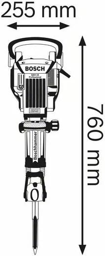 Produktbild Bosch Professional Abbruchhammer GSH 16-28 mit Zubehör und Trolley (Netzbetrieb)