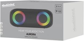 Immagine prodotto Audictus aud Speaker Aurora 14 W, impermeabile, Bluetooth, RGB, portatile, nero, 90 dB (20 h, Corrente elettrica)