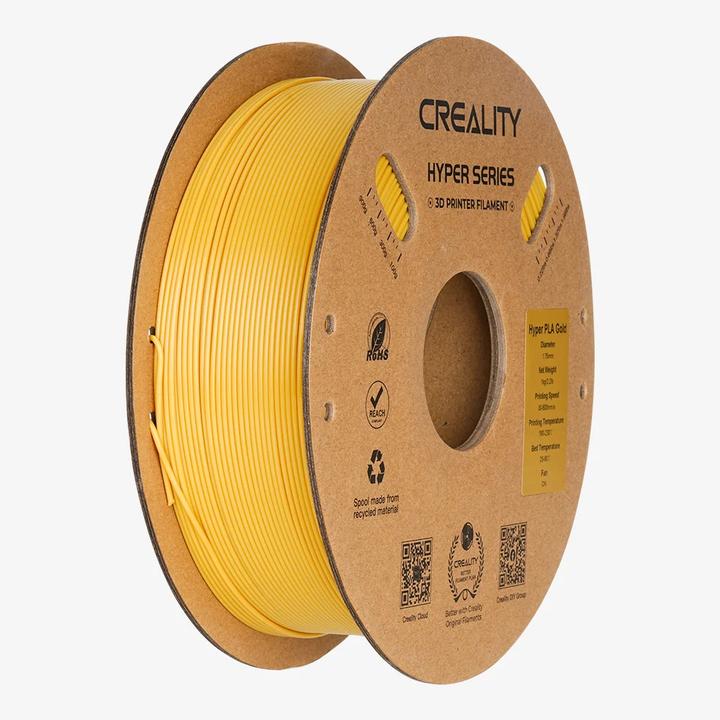 Actual product image Creality Hyper 1.75mm PLA 3D Printing Filament 1kg (PLA, 1.75 mm, 1000 g, Gold)