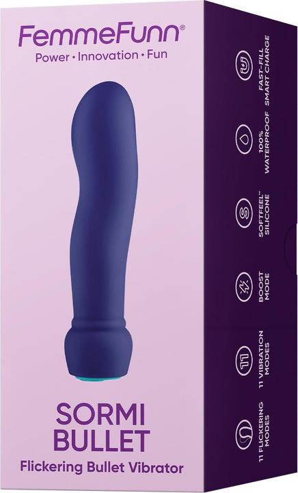 Actual product image Femme Funn Sormi Bullet Powerful Mini Vibrator for Women - Ultimate Pleasure with 11 Vibration & Fli