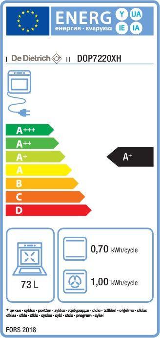 Energie-Label De Dietrich DOP 7220 XH