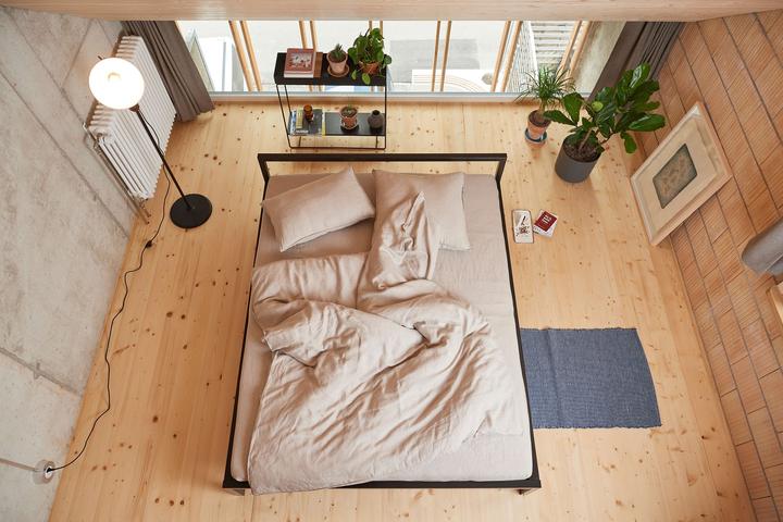 Actual product image lavie Linus Natural (160 x 200 cm)