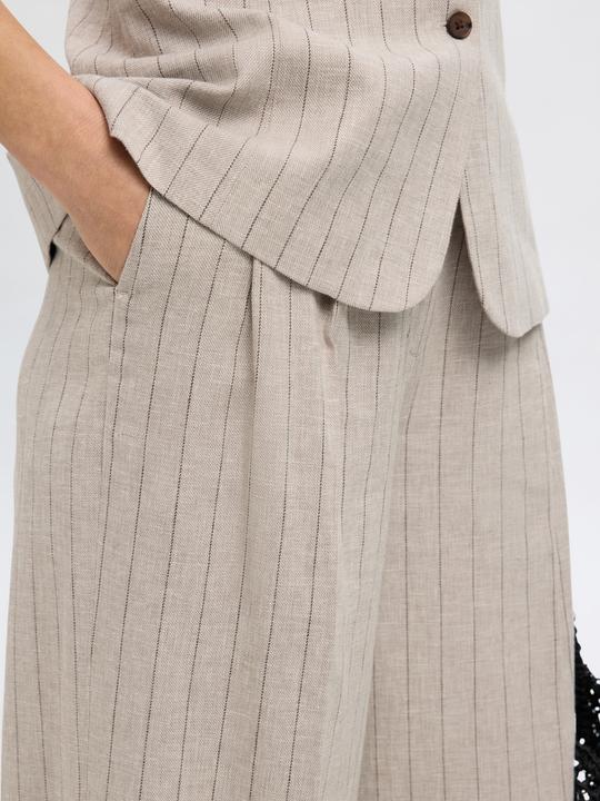 Produktbild Selected Femme Leinenmix Hose mit weitem Bein (34)