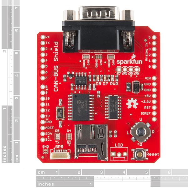 Actual product image SparkFun CAN-BUS Shield incl. Headers (Shield)