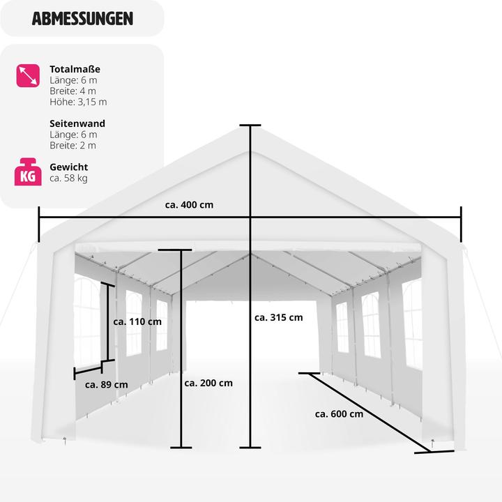 Immagine prodotto tectake Giardino (600 cm, 400 cm)