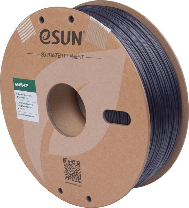 Actual product image eSUN EABS-CF 1.75mm DARK PURPLE 1kg (ABS, 1.75 mm, 1000 g, Violet)