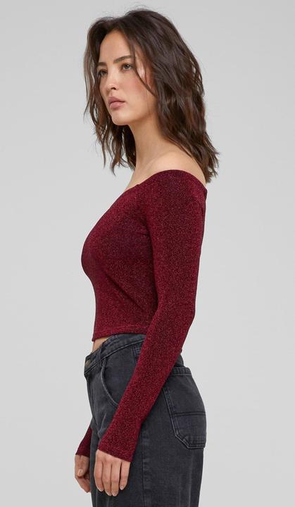 Immagine prodotto Urban Classics Ladies Off Shoulder Glitter Longsleeve (XL)