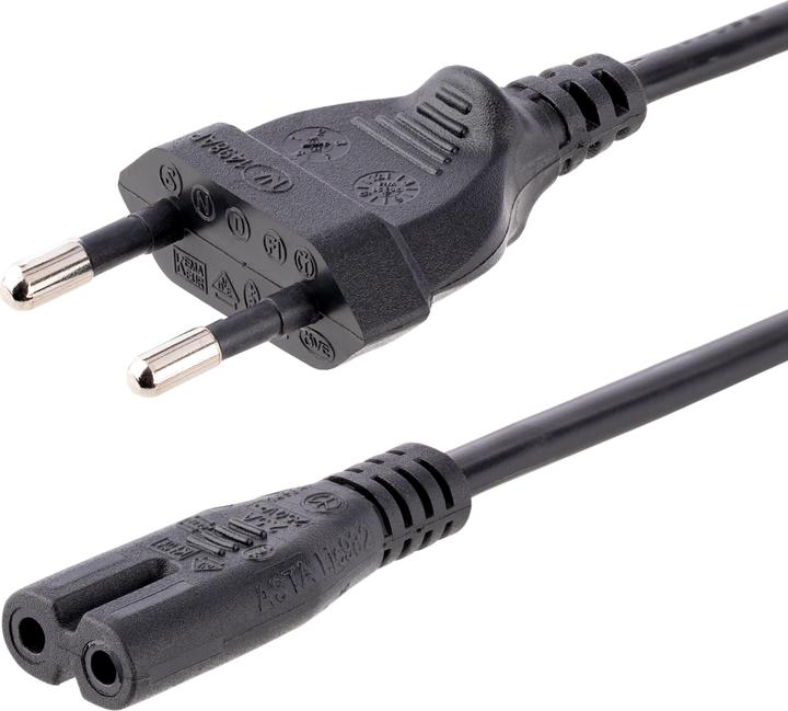 Actual product image StarTech 1m Eu Plug To C7 Power Cord (1 m)