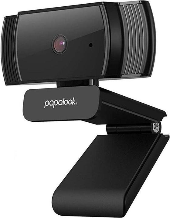 Produktbild Papalook Full HD 1080p Webcam with Laptop Monitor Black (AF925)