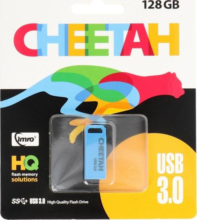 Immagine prodotto IMRO Unità flash USB 3.0 CHEETAH / 128 GB Chrome, Argento (128 GB, USB-A)