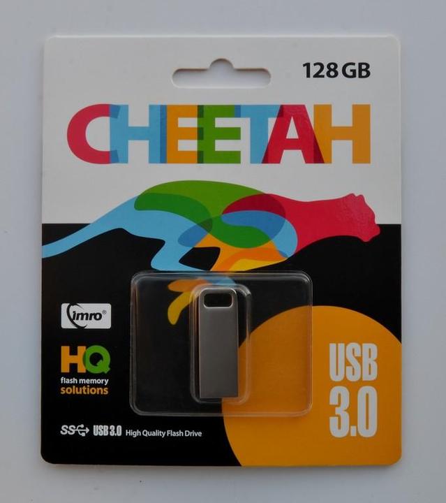 Immagine prodotto IMRO Unità flash USB 3.0 CHEETAH / 128 GB Chrome, Argento (128 GB, USB-A)