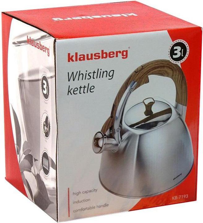 Actual product image Klausberg Kettle with whistle 3L KB-7193 (3 l)