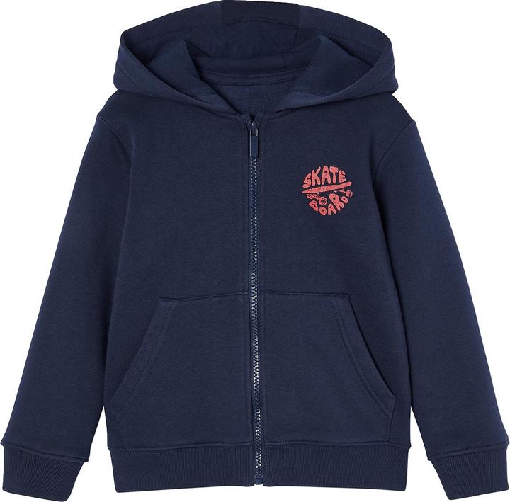 Produktbild Vertbaudet Jungen Kapuzensweatjacke BASIC mit Recycling-Polyester (92)