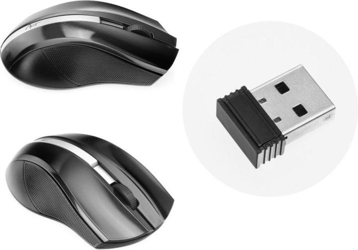 Actual product image Art MYART AM-97A wireless optical mouse USB AM-97A black (Wireless)