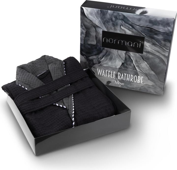Produktbild Normani Herren Bademantel Waffelpique Moyo (L)