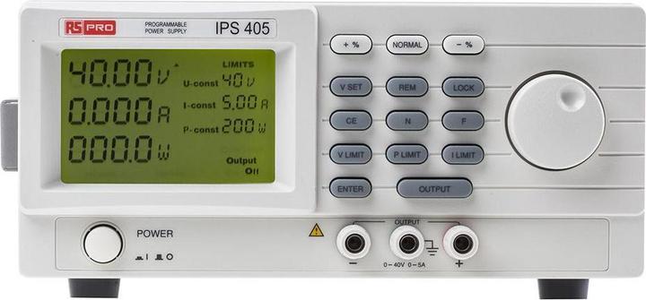 Actual product image Rs Pro Digital laboratory power supply 200W, 0  40V / 5A