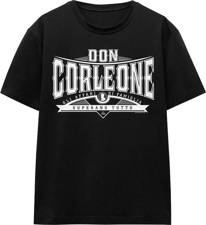 Immagine prodotto The Godfather Maglietta Don Vito Corleone Testo Adulto Unisex (M)