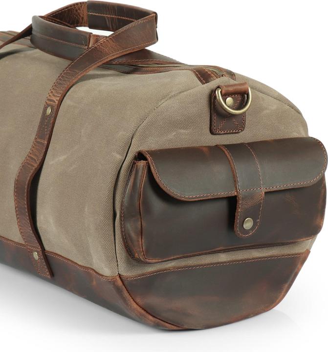 Immagine prodotto Only-Bags.Store Borsa weekender fatta a mano con la migliore pelle, borsa da viaggio di alta qualità e resistente