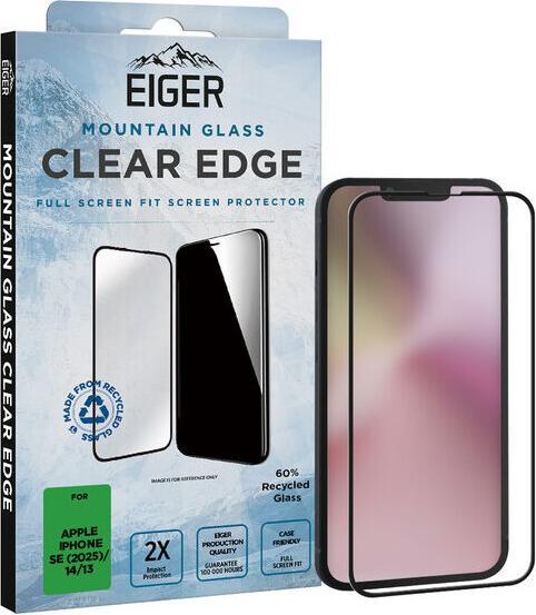 Eiger Mountain Glass Clear Edge (1 Stück, Apple iPhone 16e)