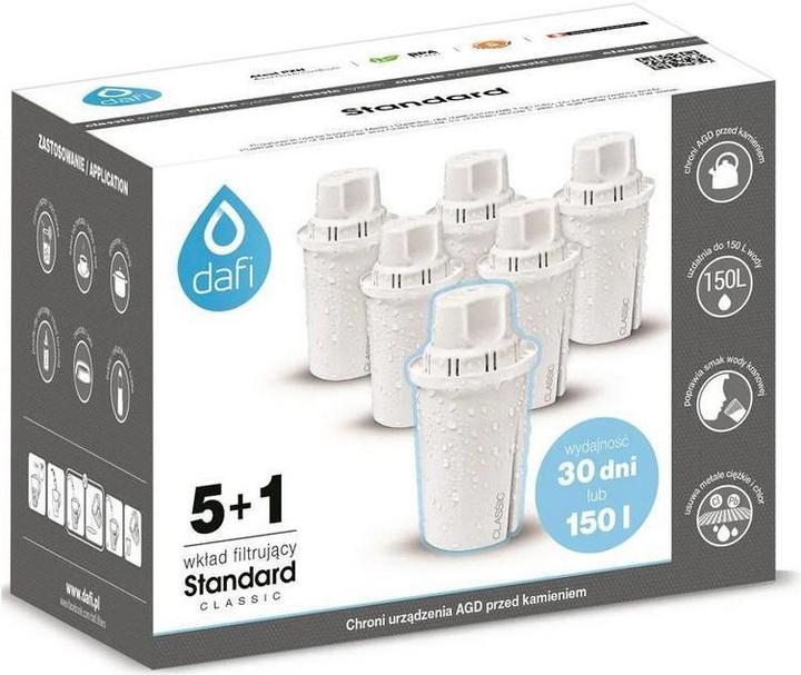 Dafi Cartouches filtrantes CLASSIC 5 + 1 (6 x)