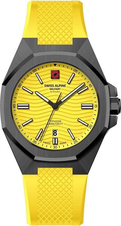 Actual product image Swiss Alpine Military TYPHOON Collection - Swiss made quartz watch (Swiss made)