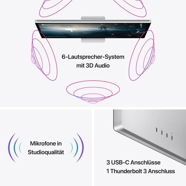 Produktbild Apple Studio Display Standard (5120 x 2880 Pixel, 27")