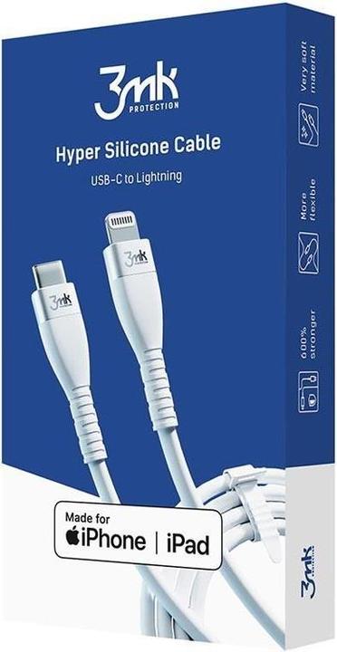 Image du produit 3MK Câble USB Hyper Silicone Cable Lightning 20W 1m (1 m, USB 3.2 Gen 1, 20 W)