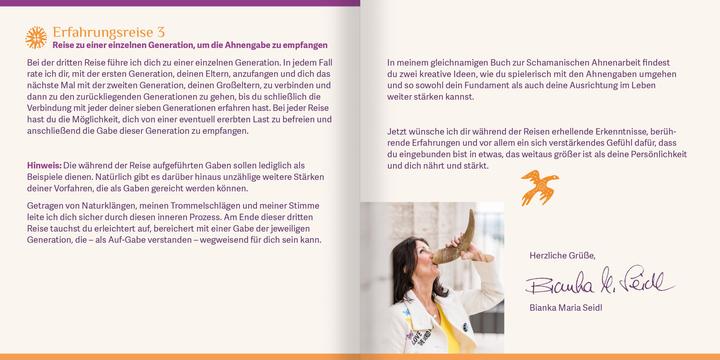 Immagine prodotto Lavoro sciamanico con gli antenati - Viaggi guidati con accompagnamento di tamburi. Audio-CD, 1 (Bianka Maria Seidl, Tedesco)