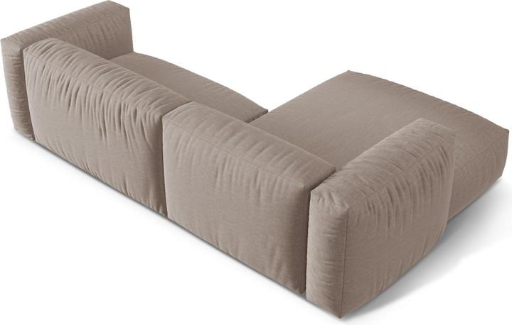 Actual product image Micadoni Modular Left Corner Sofa, "Martina", 2 Seats, 283x176x75 Made in Europe (Corner sofa, Modular sofa)