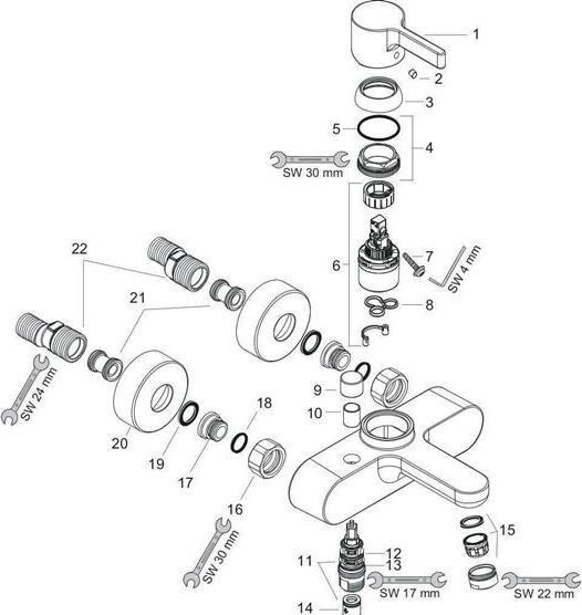 Produktbild hansgrohe Metris S Chrom
