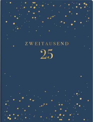 Ridoide Agenda tascabile Design Line 2025 360302525 1W/2S Night DE 12x16cm (A6, Tedesco)