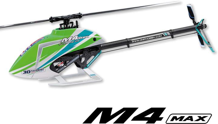 Actual product image OMP Hobby Helicopter M4 Max Combo Green, kit
