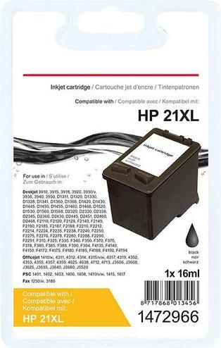 Actual product image Office Depot Ink Cartridge Compatible HP 21 C9351A Black (FC)