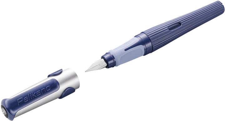 Produktbild Pelikan Füllhalter o structure P480M, blau Schaft mit Rillenstruktur, ergonomische Soft-Griffzone (Blau, 1 x)