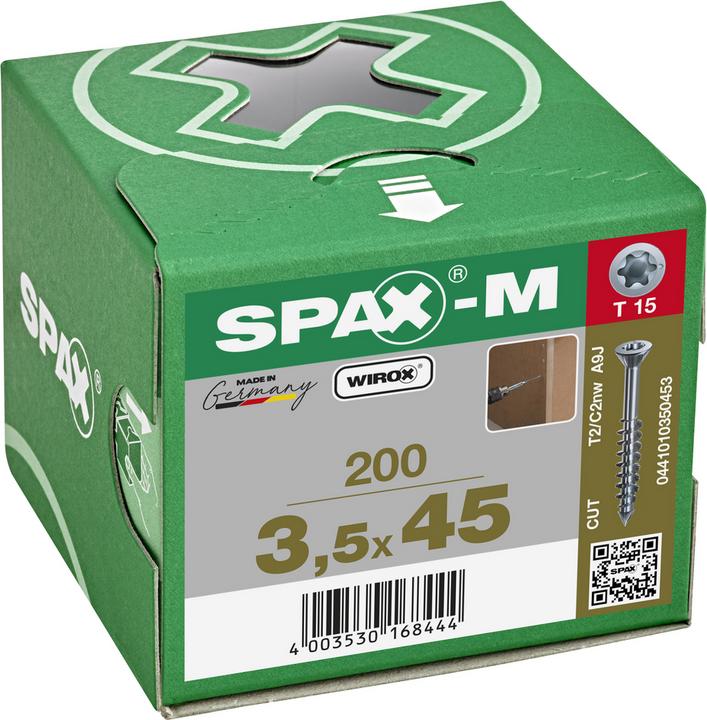 Image du produit Spax Vis autoforeuses M SK T15 3,5x45 mm (200 Vis par pièce)
