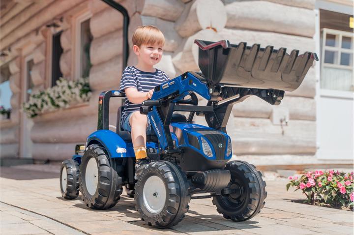 Image du produit Falk Toys Tracteur + remorque New Holland